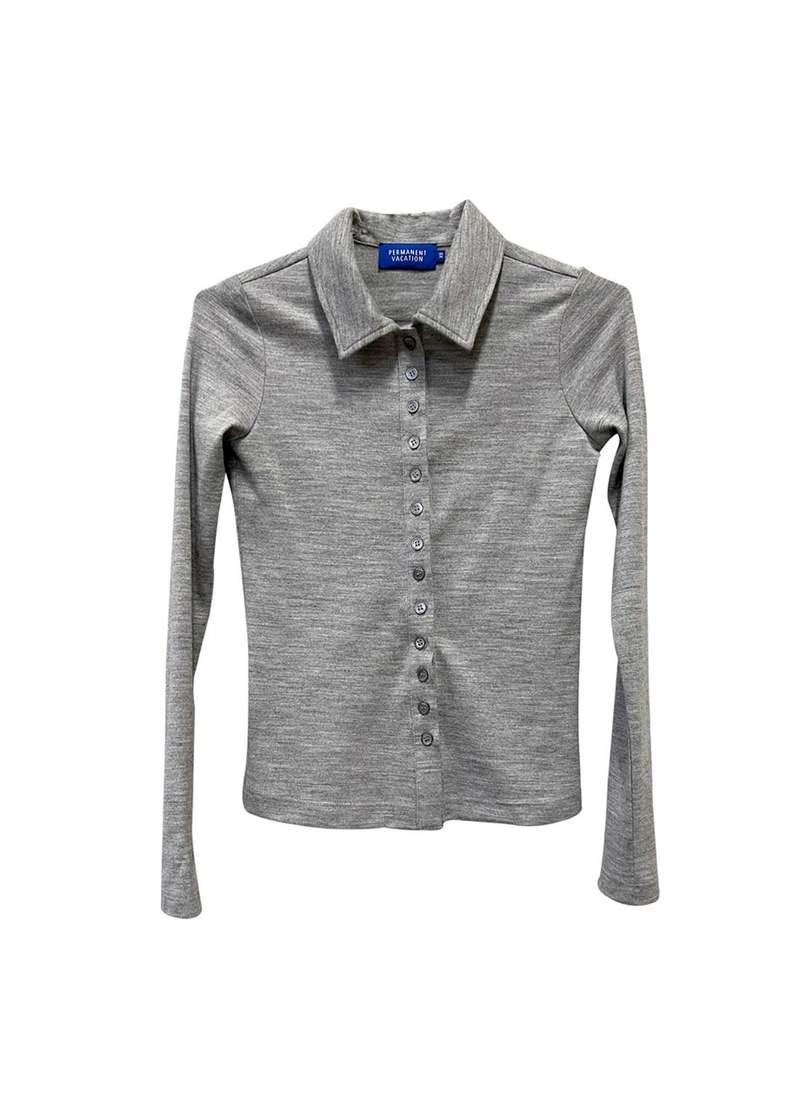 permanent vacation Daily Cardigan - Silver Marle