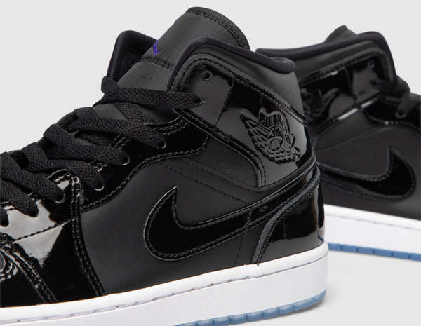 Jordan 1 Mid SE - Black/Dark Concord/White | Garmentory