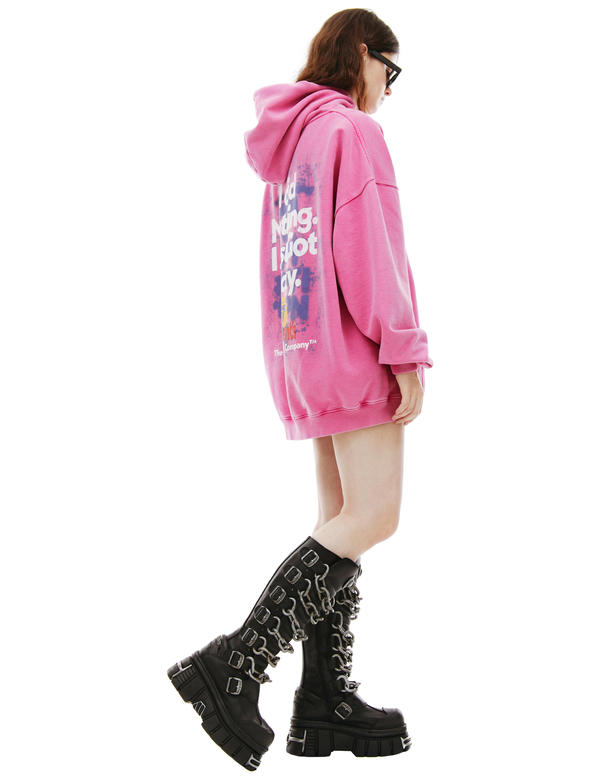 Vetements I got Lucky hoodie - Pink | Garmentory