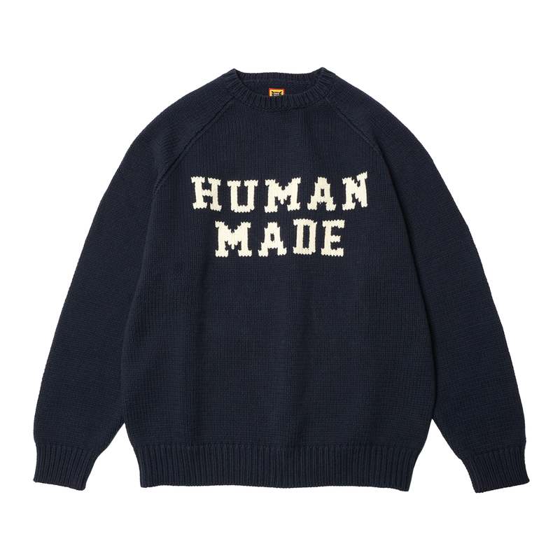 トップス HUMAN MADE Bear Raglan Knit Sweater HUMAN MADE knit sweater Bear Raglan XL Used | eBay