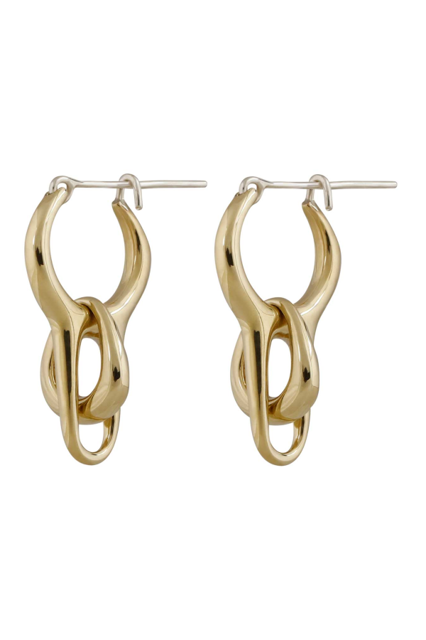 Quarry Ploe Hoop Earring - Brass