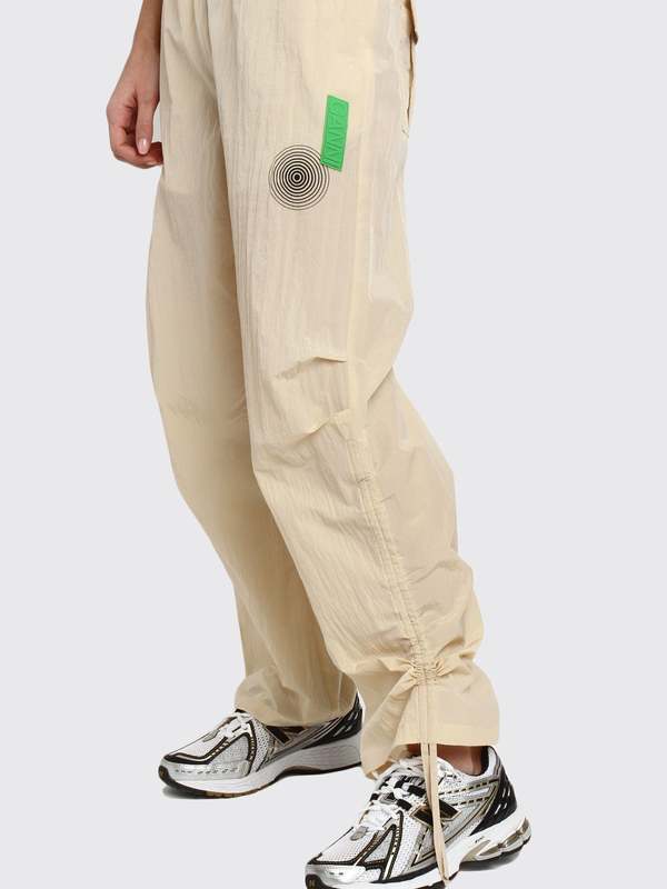Ganni Light Tech Drawstring Pant - Biscotti | Garmentory