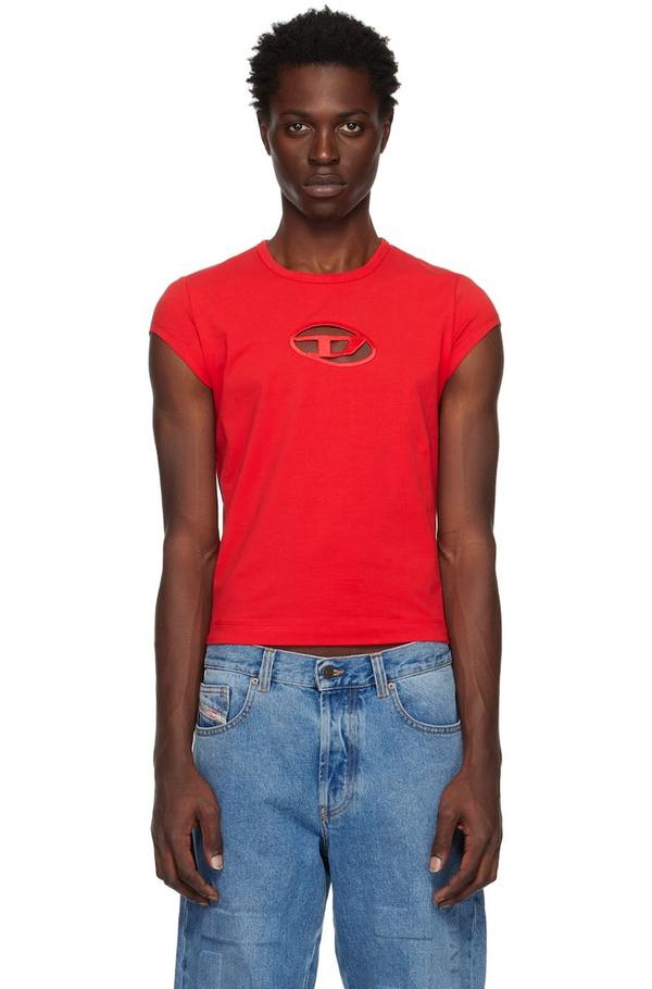 Diesel T-Angie T-Shirt - Red | Garmentory