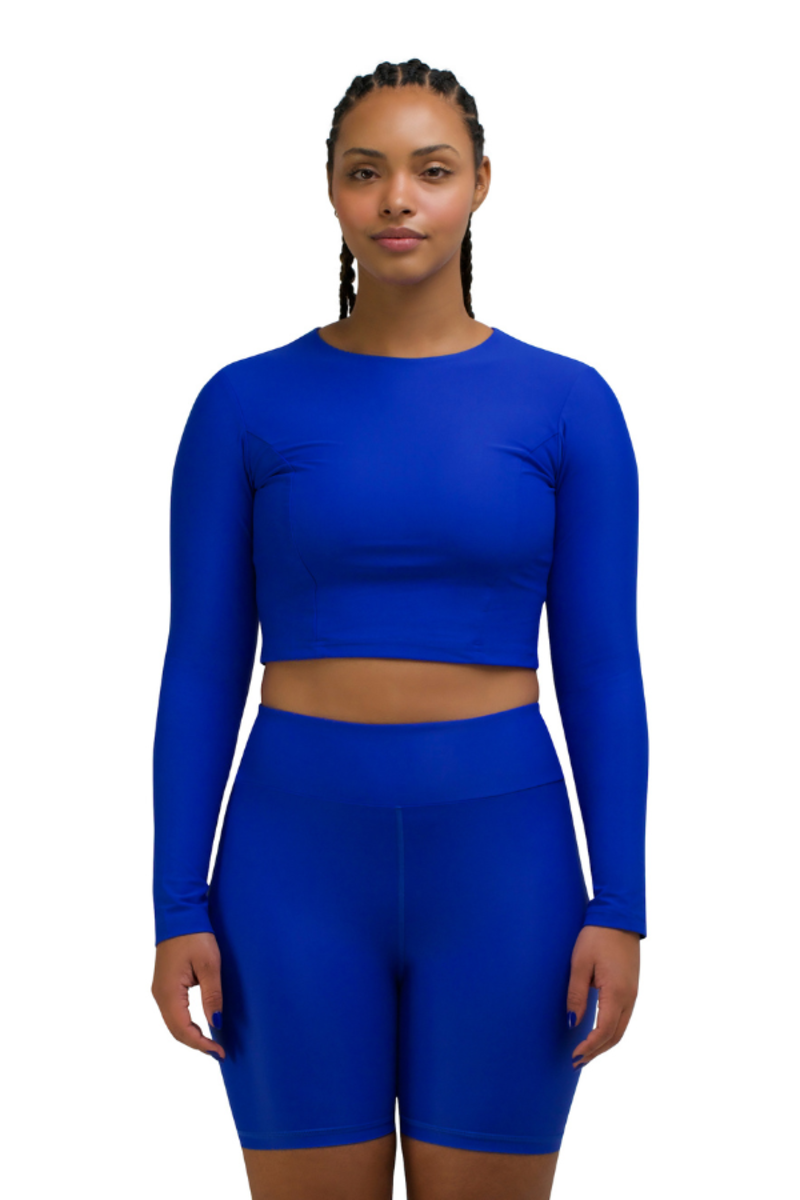 hauslabel HA 006 LONG SLEEVE CROPPED TOP - GILLY