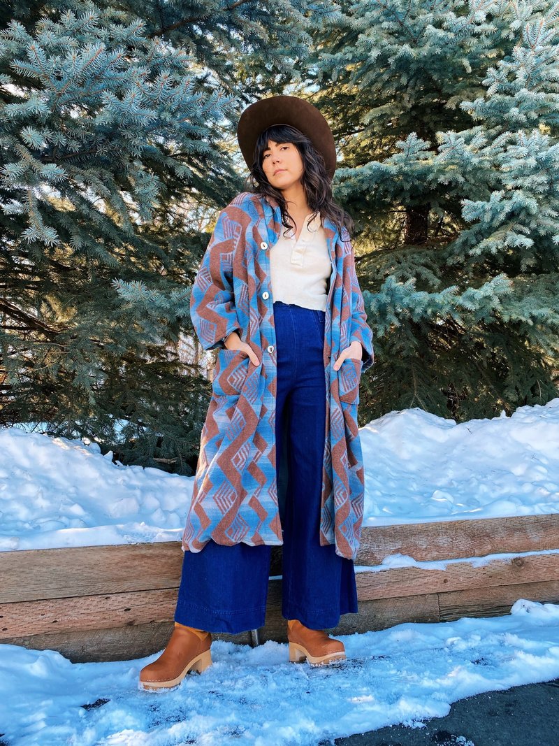 Blanket SOUTHWEST WAVES BLANKET COAT XS L Garmentory