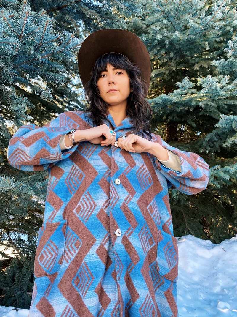 Blanket SOUTHWEST WAVES BLANKET COAT XS L Garmentory