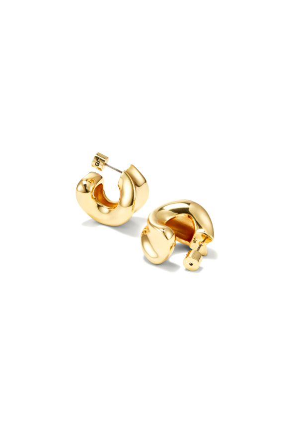 Jenny Bird Chunky Doune Hoops Earrings - Gold