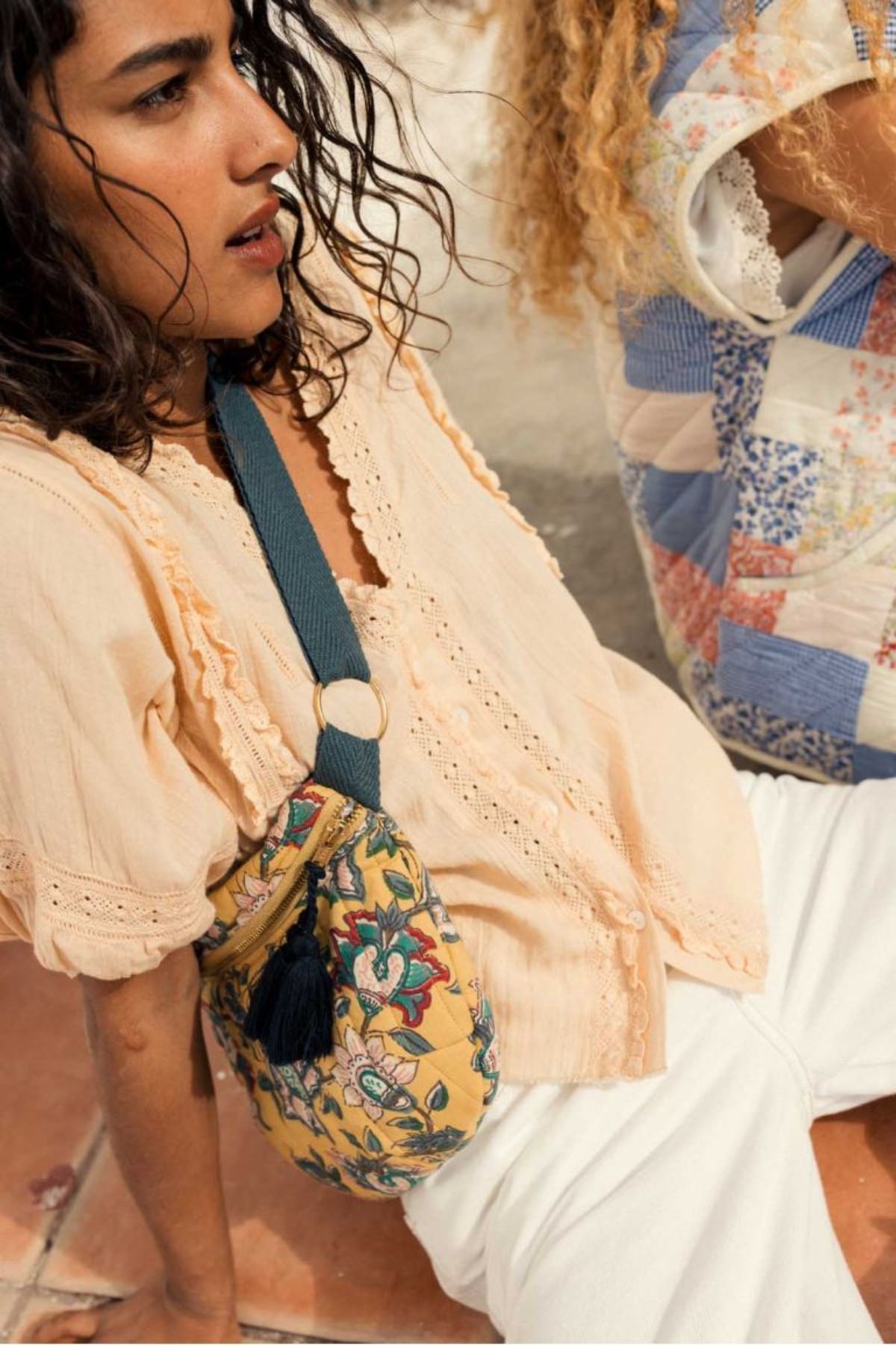 Louise Misha Blouse Lisoo, Cream Savage Garden