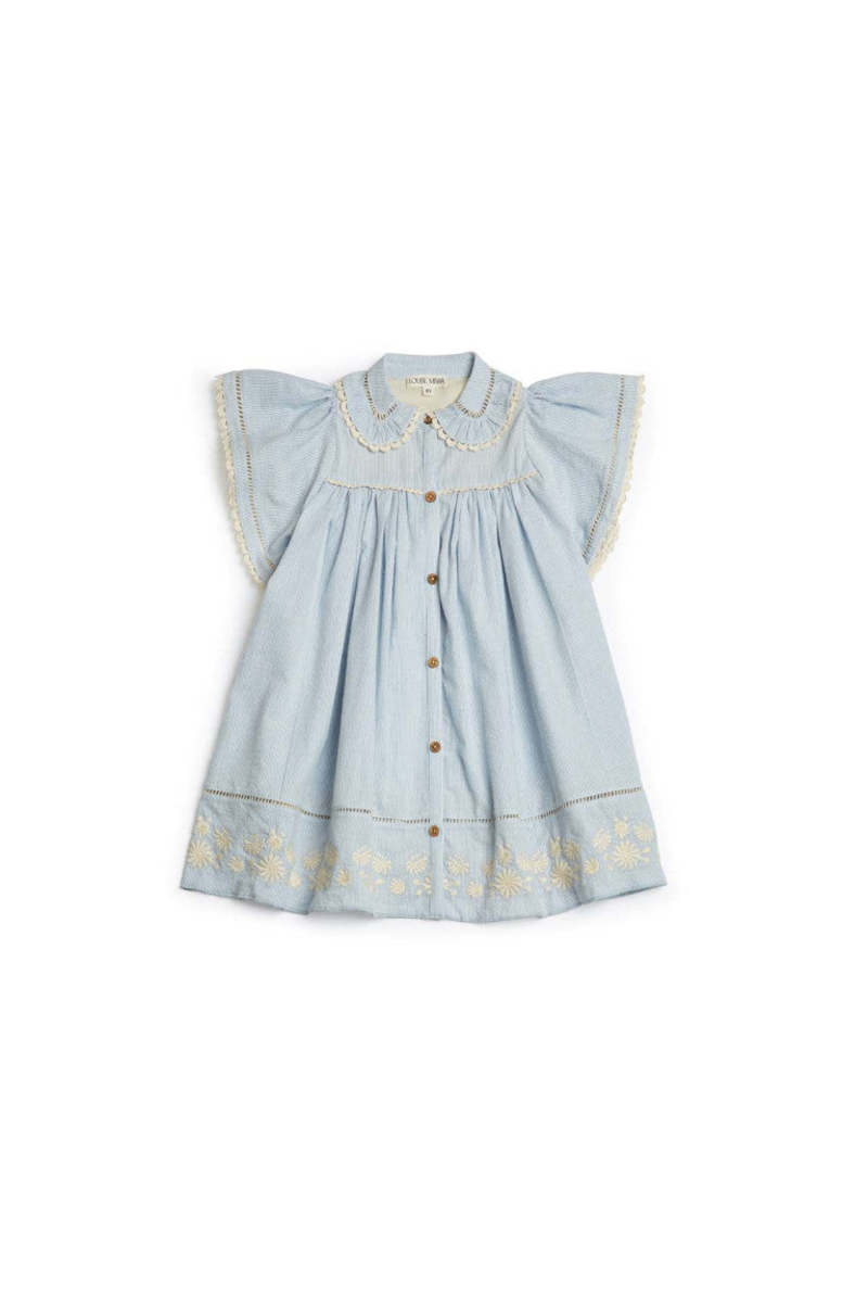 Louise Misha Marla Dress - Blue Stripe