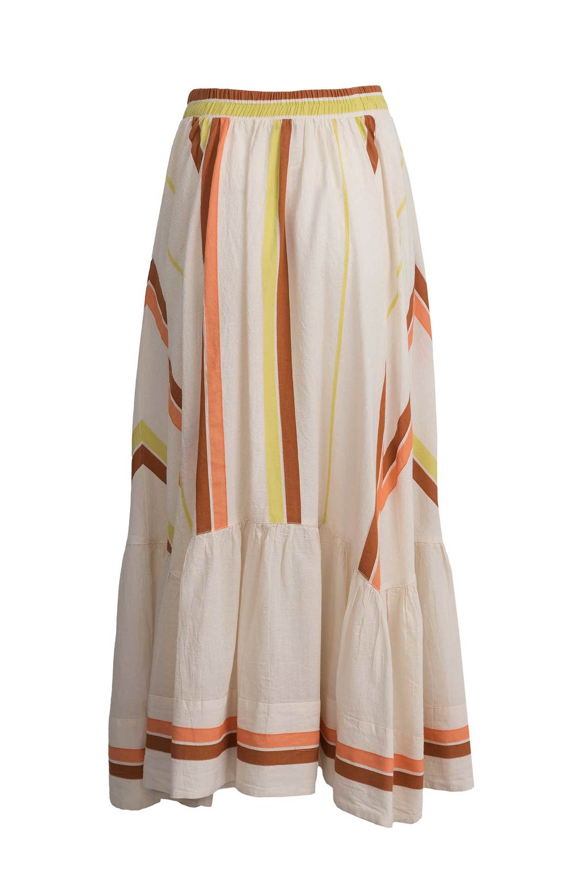 Devotion Twins Hematitis Skirt Beige Orange Garmentory devotion-twins-hematitis-skirt-beige-orange-garmentory