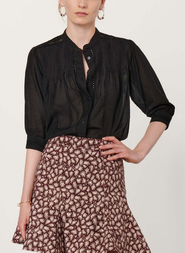 Vanessa Bruno Arsene Top Noir Garmentory