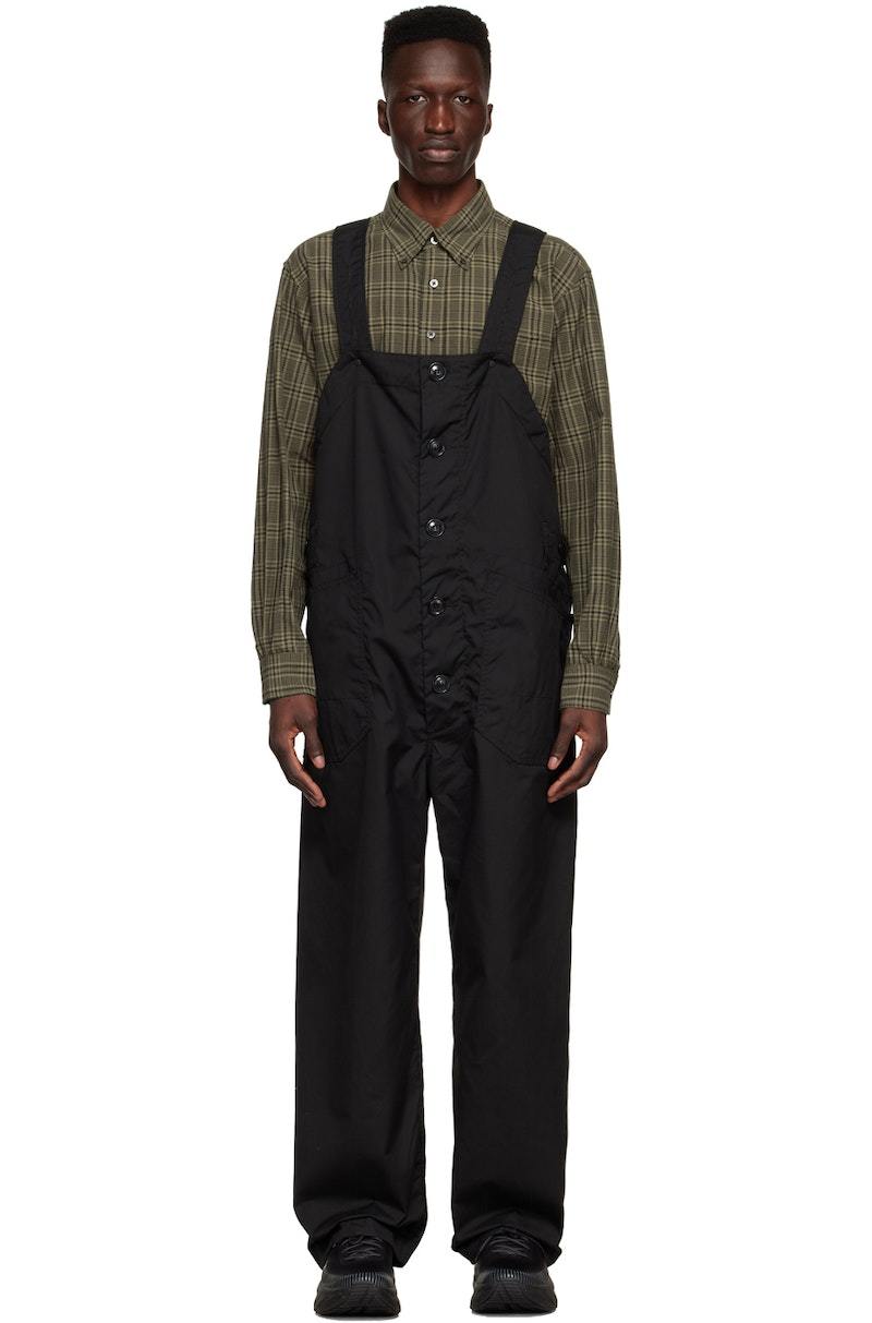Engineered Garments：Overalls Engineered Garments Polyester Overalls - Black Poplin | Garmentory