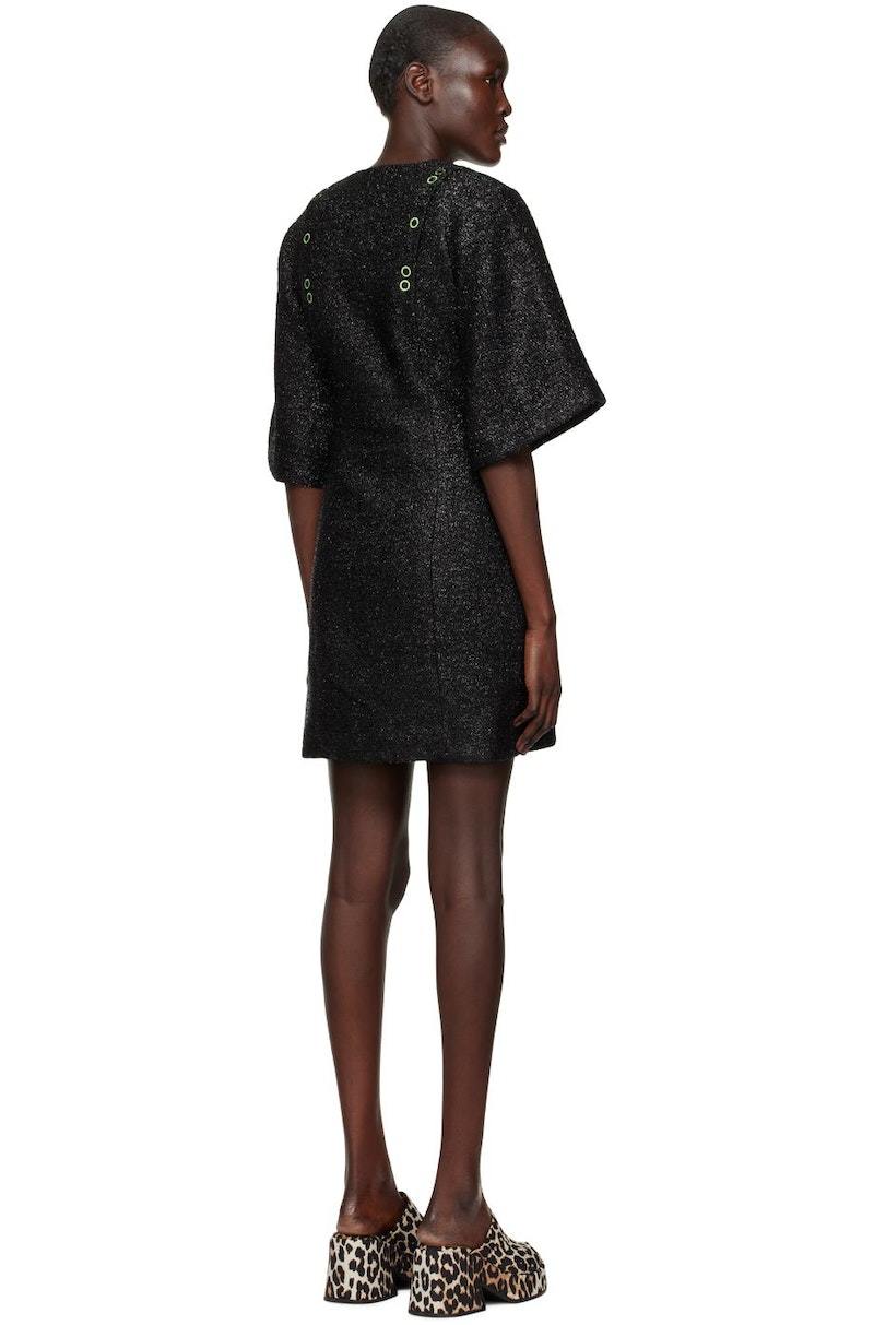 chinese dress ladies Ganni Botanical Jacquard Mini Dress