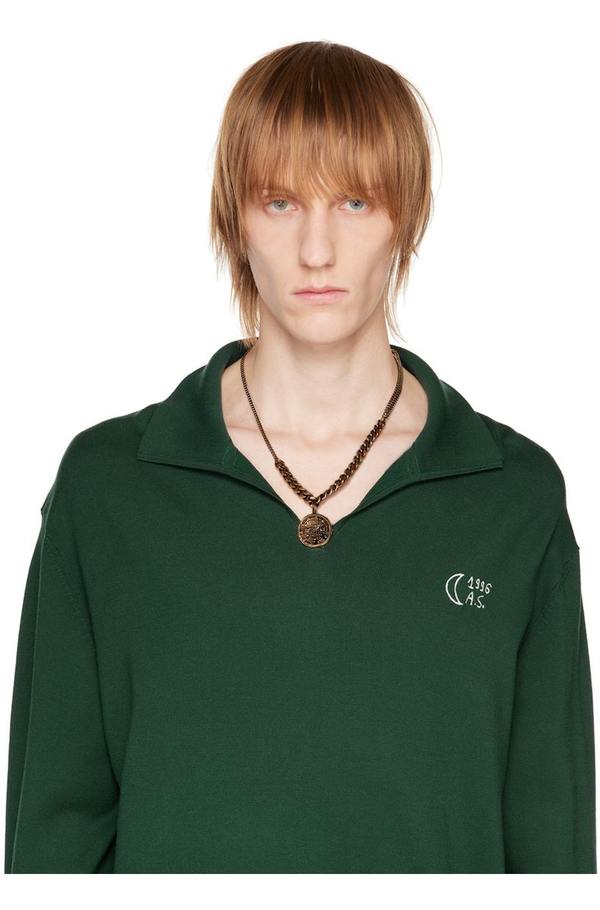 Acne Studios Coin Necklace - Gold | Garmentory