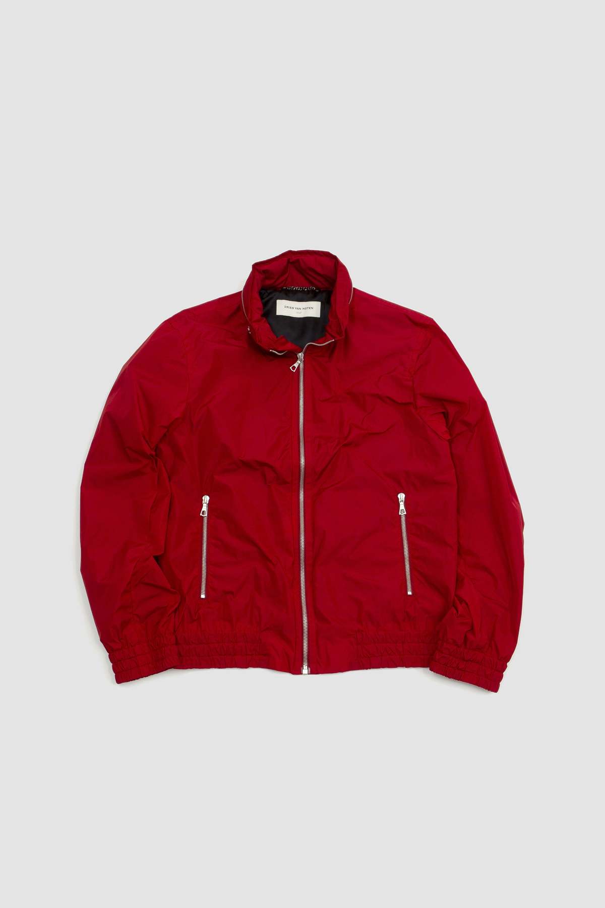 DRIES VAN NOTEN フード付きシャツジャケット S レッド Dries Van Noten Varn Jacket - Red | Garmentory