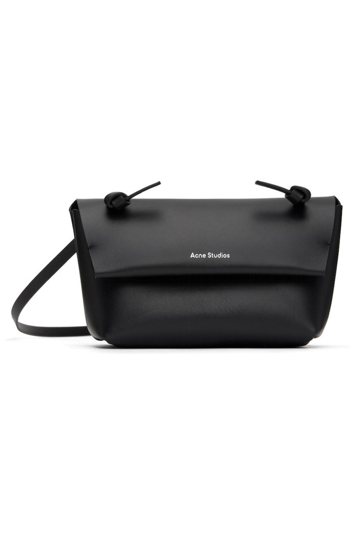 Acne Studios Mini Alexandria Shoulder Bag - Black | Garmentory