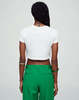 RE/DONE Micro Tee - Optic White - Thumbnail 3