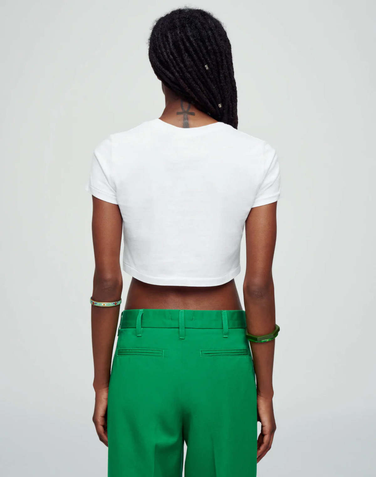 RE/DONE Micro Tee - Optic White - Image 3 of 6