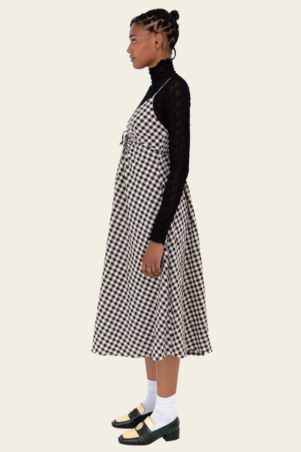 knee length dresses for ladies Sonya Long Sleeve Midi Dress in Blue