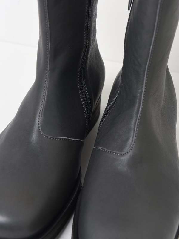 Our Legacy CAMION BOOT - Ash Grey Leather | Garmentory