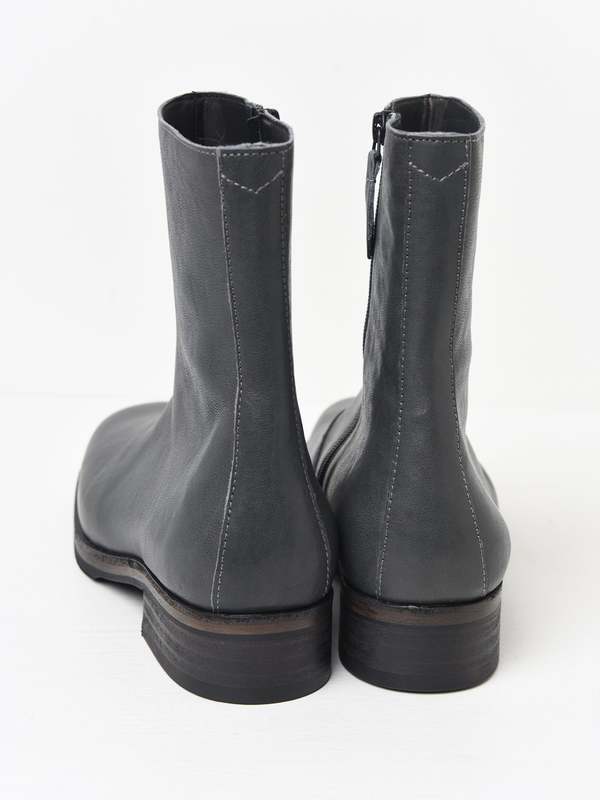 Our Legacy CAMION BOOT - Ash Grey Leather | Garmentory