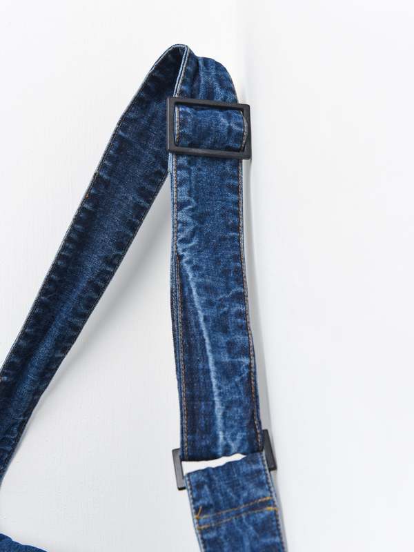 【OUR LEGACY】 SLING BAG : MID BLUE DENIM (A2238SBV) Our Legacy Sling Bag Mid Blue Denim | Cultizm
