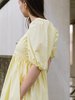 Bronze Age Serenity Puff Sleeve Dress - Lemonade - Thumbnail 2