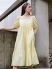 Bronze Age Serenity Puff Sleeve Dress - Lemonade - Thumbnail 3
