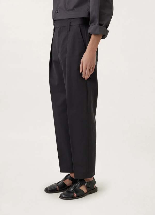 Lemaire One Pleat Pants - Squid Ink | Garmentory