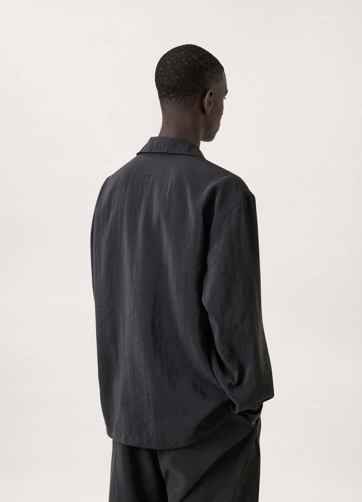 LEMAIRE Cotton Chintz Stand Collar Shirt Lemaire - Straight Collar