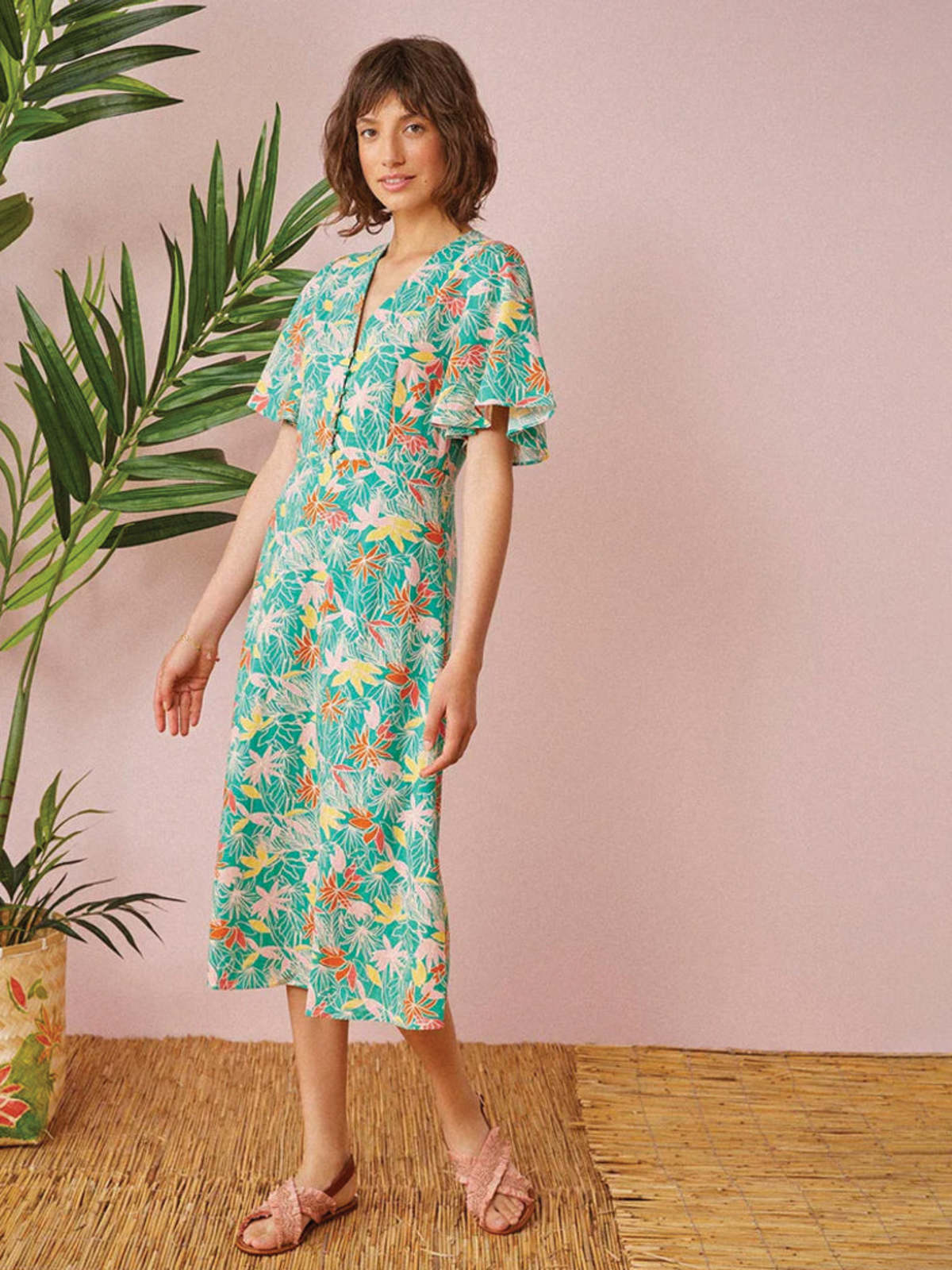 Des Petits Hauts Tamiane Dress - Amazonia - Image 1 of 5