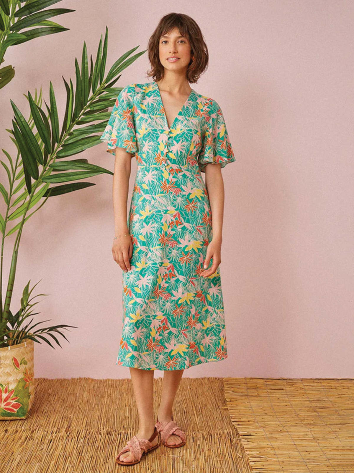 Des Petits Hauts Tamiane Dress - Amazonia - Image 2 of 5