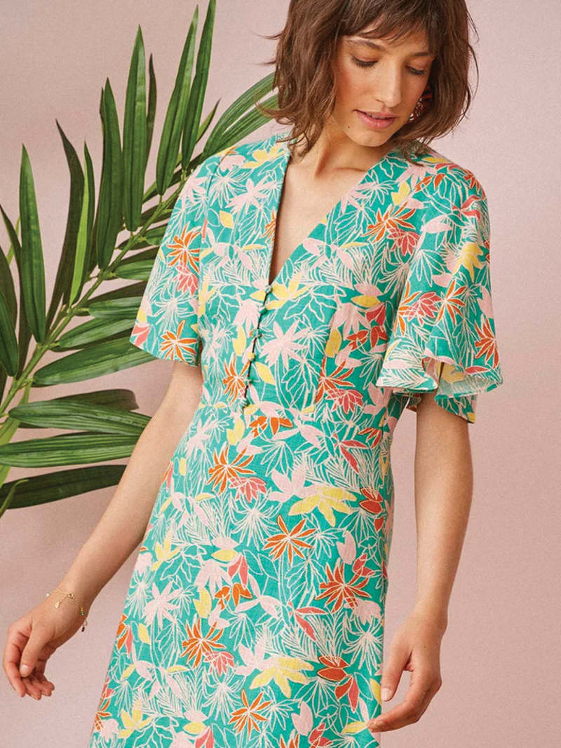 Des Petits Hauts Tamiane Dress - Amazonia