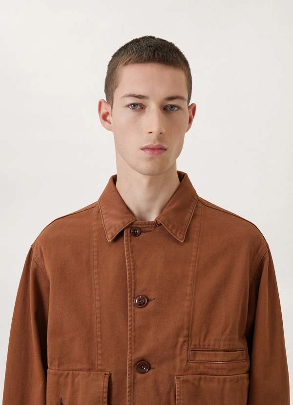 Lemaire Boxy Jacket - Brick Brown | Garmentory
