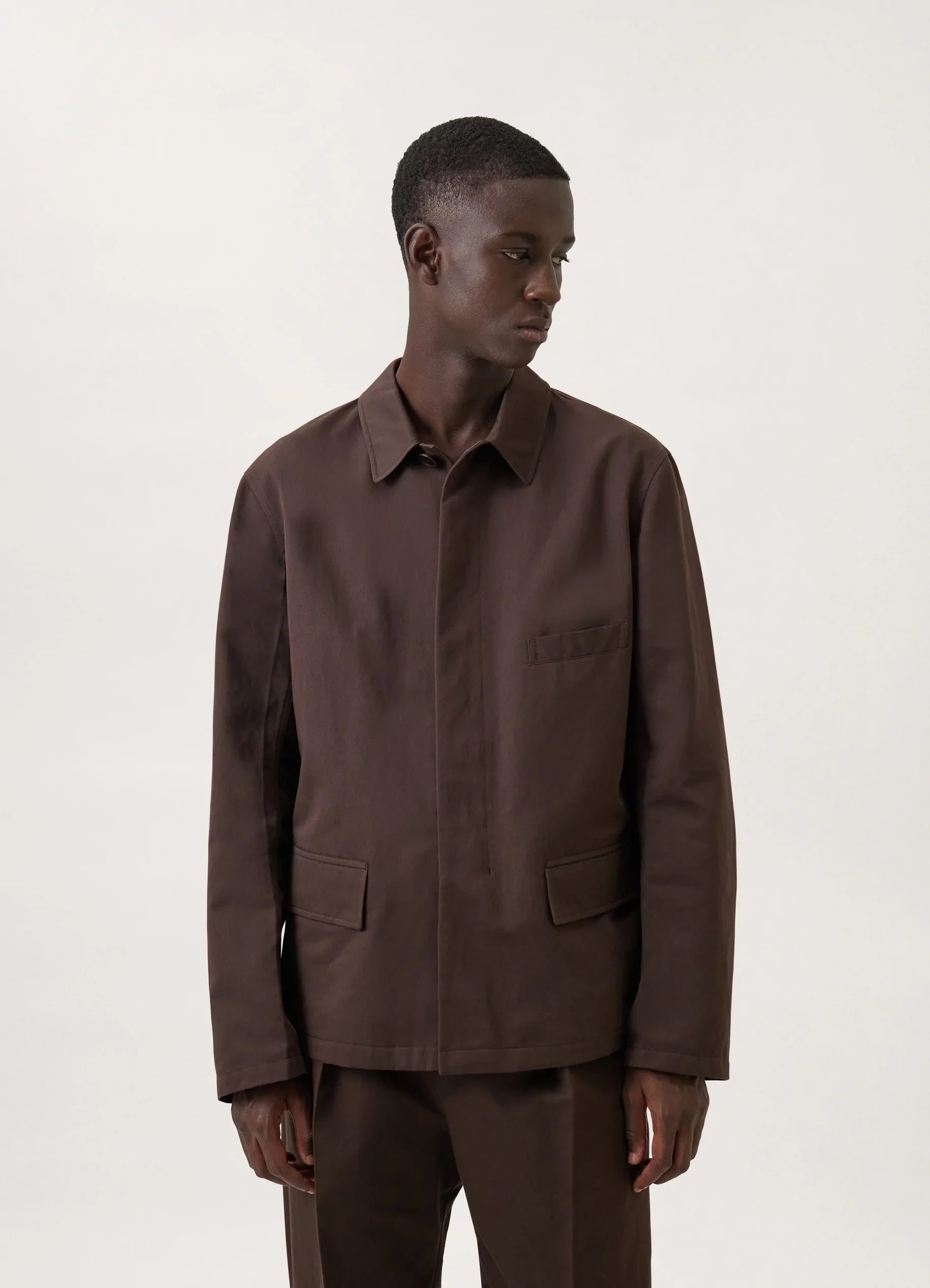 Lemaire Workwear Jacket - Dark Coffee | Garmentory