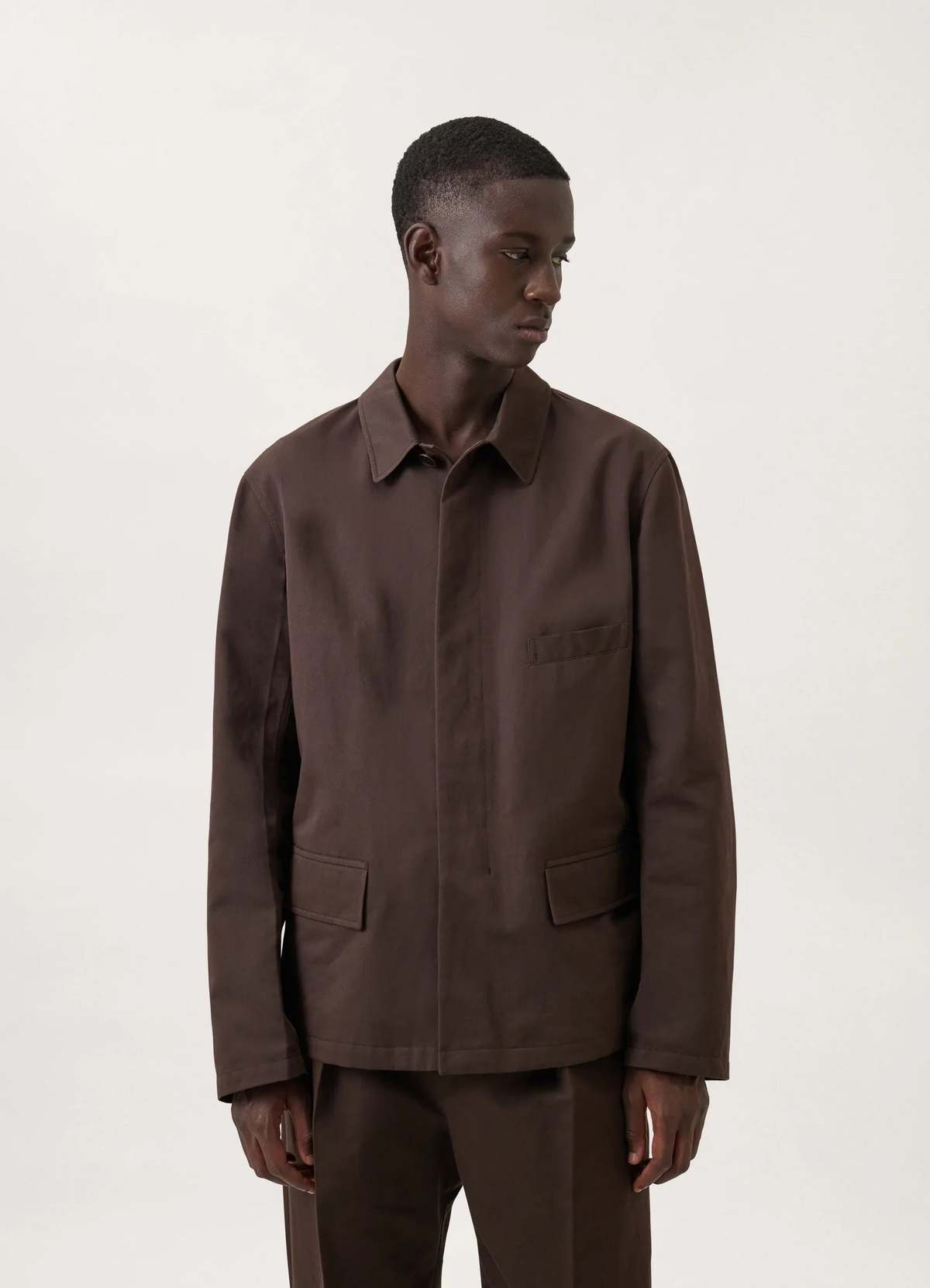 Lemaire Workwear Jacket - Dark Coffee | Garmentory