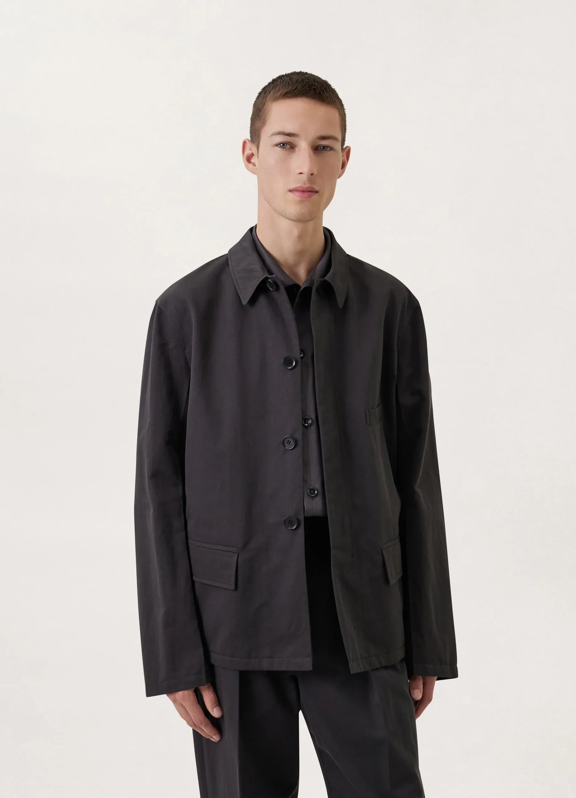 ジャケット・アウター Lemaire Workwear Jacket Sz.46 Squid Ink Lemaire Workwear Jacket - Squid Ink | Garmentory