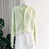 Extreme Cashmere Be Game Cashmere Cardigan - Lime - Thumbnail 2