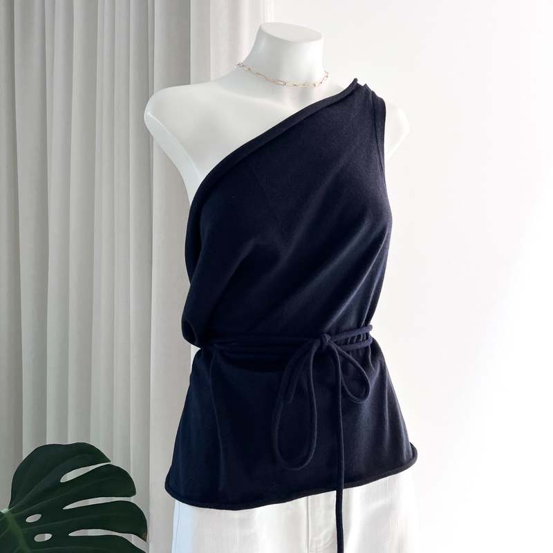 Extreme Cashmere Ship Cashmere Top - Navy | Garmentory