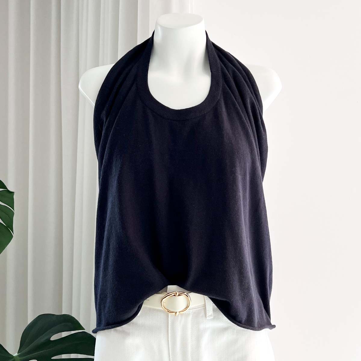 Tシャツ・カットソー EXTREME CASHMERE Women Tops N392EEL 001 NAVY Extreme Cashmere Ship Cashmere Top - Navy | Garmentory