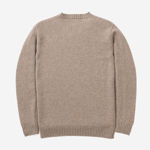 Country of Origin 5 Gauge Staple Lambswool Crewneck - Mushroom Country of Origin 5 Gauge Staple Lambswool Crewneck - Mushroom