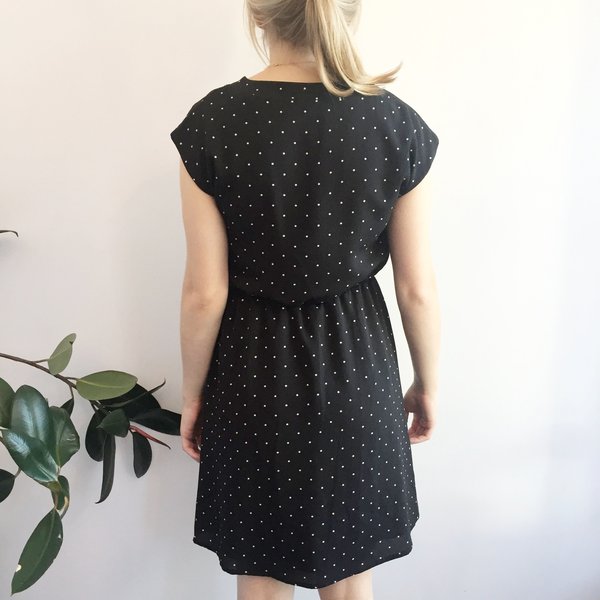 CHERRY BOBIN ROBE IRIS - POIS NOIR CHERRY BOBIN ROBE IRIS - POIS NOIR