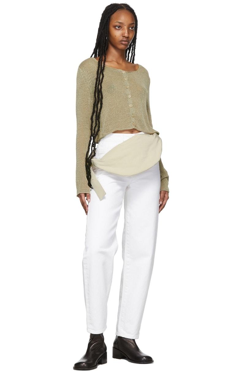 AMOMENTO Small Padded Tote Bag - white | Garmentory