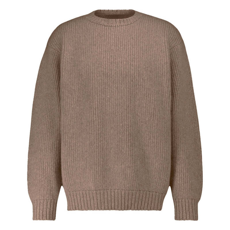 COLORFUL STANDARD OVERSIZED MERINO SWEATER WARM TAUPE Garmentory