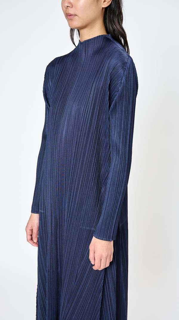 Pleats Please by Issey Miyake Monthly Colors Dress - Dark Navy