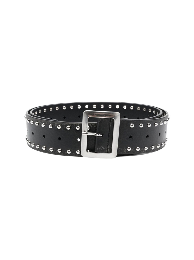 Stud Belt in Black by MM6 Maison Margiela | Garmentory