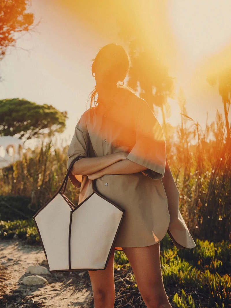 Hereu Calella Tote Bag - Beige Chestnut | Garmentory