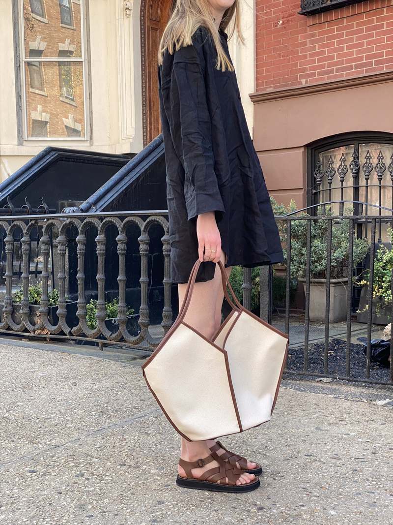 Hereu Calella Tote Bag - Beige Chestnut | Garmentory