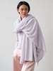 White + Warren Cashmere Travel Wrap - Silver Lilac Heather - Thumbnail 1
