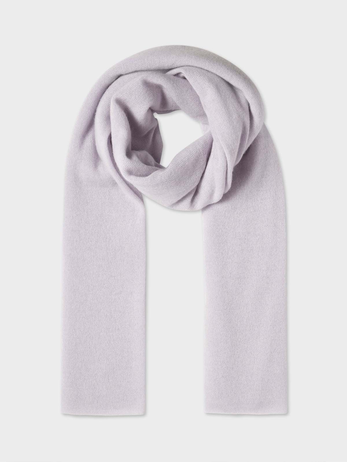 White + Warren Cashmere Travel Wrap - Silver Lilac Heather - Image 3 of 3